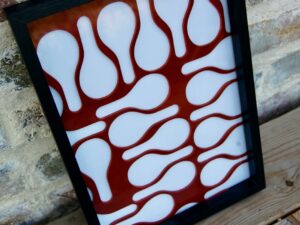Tableaux en cuir recyclé - 20x30 cm